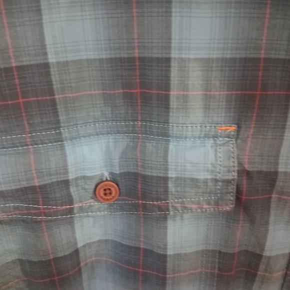 Ariat Rebar Women's Blue  Plaid Button Up Shirt With Tab Sleeves Size XXL - Picture 10 of 10